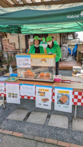 「ダムの喫茶店」でみたらし団子販売をしています！！